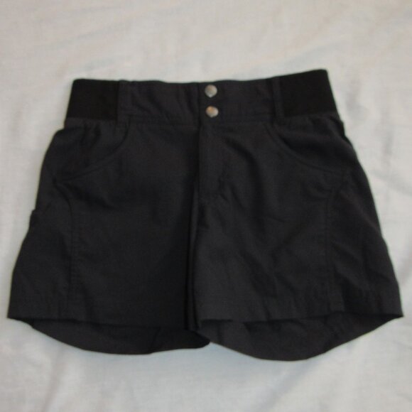 Title Nine Recycled Clamber 2.0 Hiking Shorts 5" Women's sz 2 Black #250904 - Picture 2 of 4